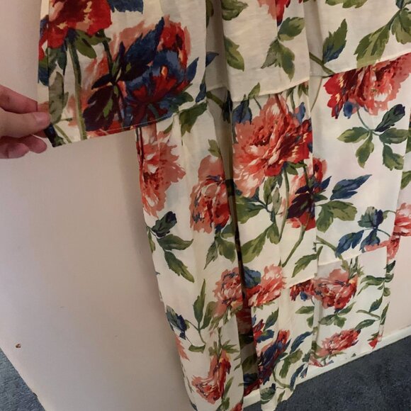 NWT ABERCROMBIE EMERSON FLORAL TIERED MAXI DRESS - SIZE L - Picture 5 of 6